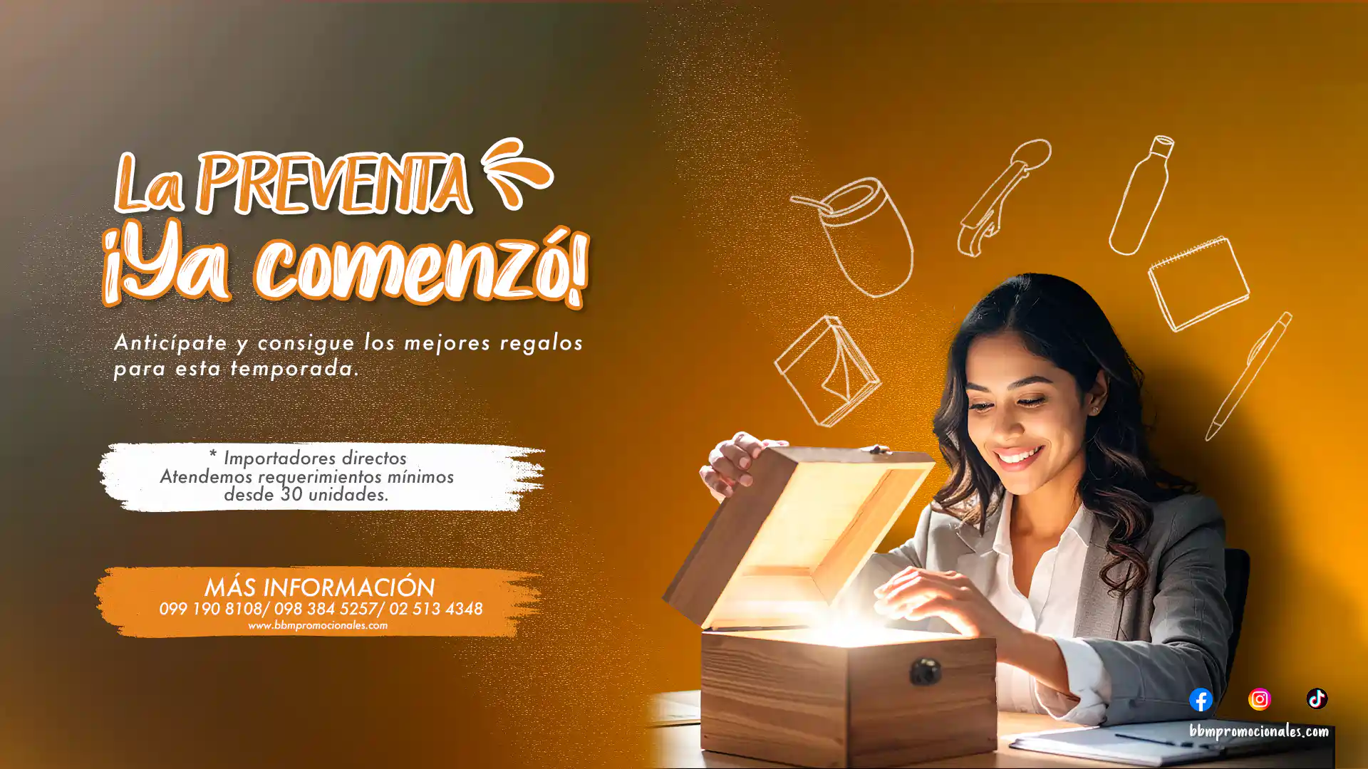 PREVENTA ARTÍCULOS PROMOCIONALES