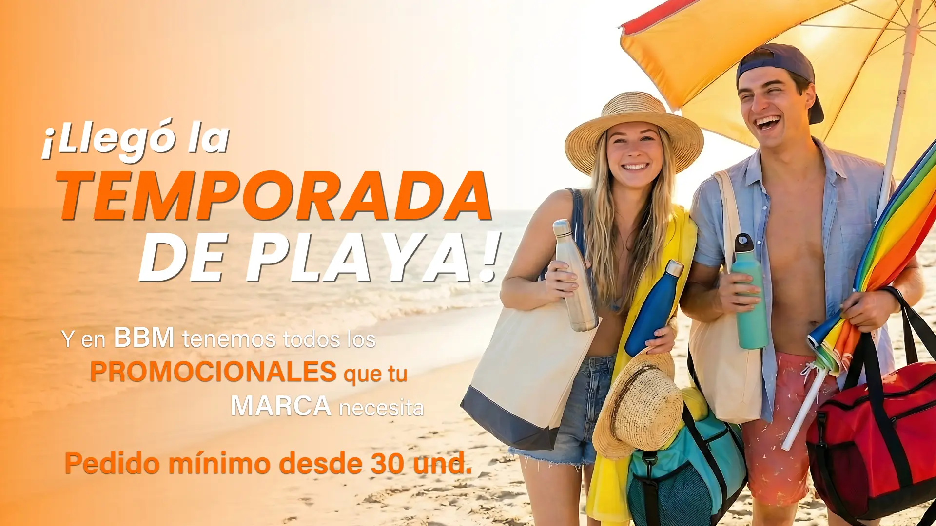 artículos promocionales temporada playera