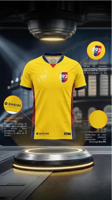 Camiseta BBM " La TRI " modelo Clásico