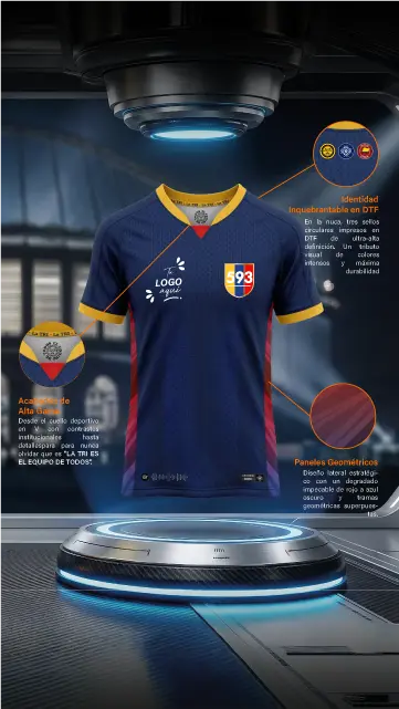 Camiseta BBM " La TRI " modelo Dinámico